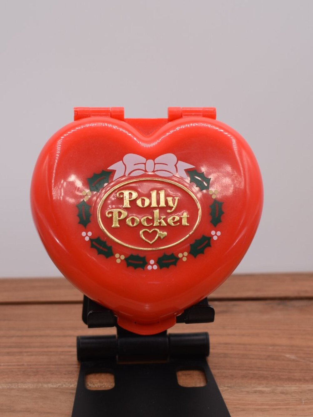 1980s Vintage Bluebird Polly Pocket Christmas Musical Compact Case Almost Comple